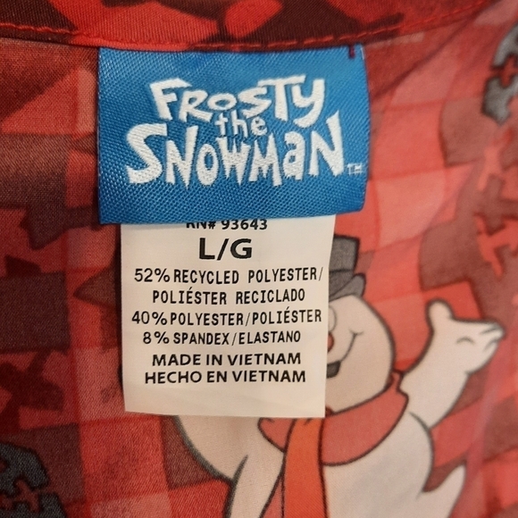 Frosty The Snowman Scrub Top - Picture 6 of 9
